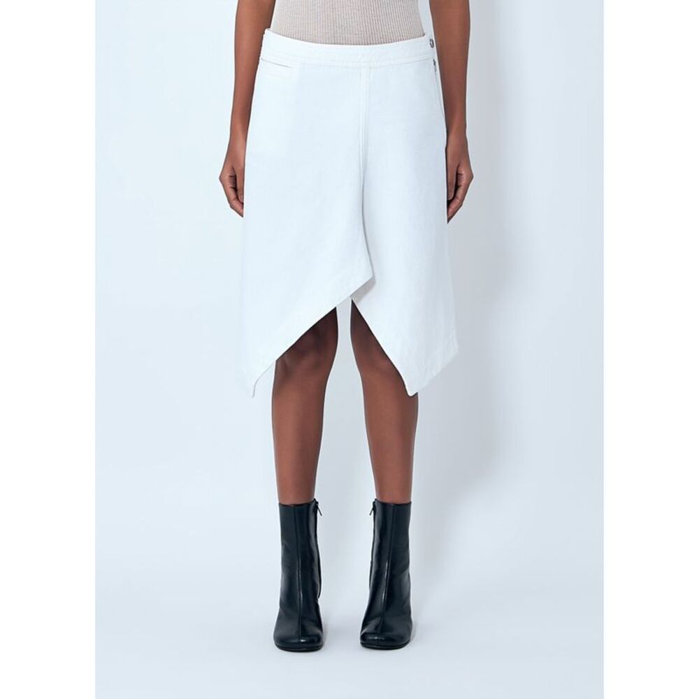 Lemaire Women Asymmetric Denim Skirt